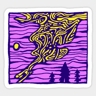 Smokey Sky Sticker